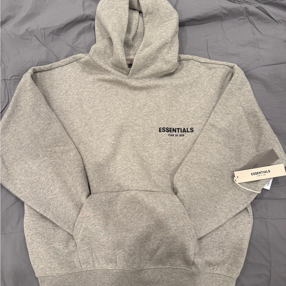 Fear of God Essentials Dark Oatmeal Hoodie